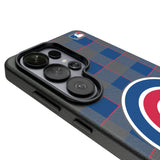 Chicago Cubs Plaid MagSafe Compatible Phone Case for Samsung Galaxy 26 Series
