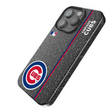 Chicago Cubs Sidebar Black Bling Phone Case for Apple iPhone