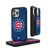 Chicago Cubs Solid Rugged Phone Case for Apple iPhone