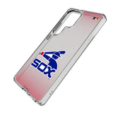 Chicago White Sox 1976-1981 - Cooperstown Collection Linen Clear Phone Case for Samsung Galaxy