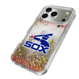 Chicago White Sox 1976-1981 - Cooperstown Collection Linen Glitter Phone Case for Apple iPhone