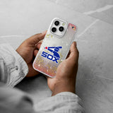 Chicago White Sox 1976-1981 - Cooperstown Collection Linen Glitter Phone Case for Apple iPhone