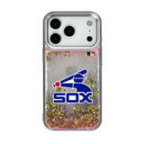 Chicago White Sox 1976-1981 - Cooperstown Collection Linen Glitter Phone Case for Apple iPhone