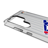 Chicago White Sox 1976-1981 - Cooperstown Collection Pinstripe Clear Phone Case for Samsung Galaxy