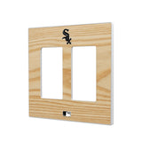 Chicago White Sox Baseball Bat Hidden-Screw Light Switch Plate