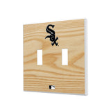 Chicago White Sox Baseball Bat Hidden-Screw Light Switch Plate