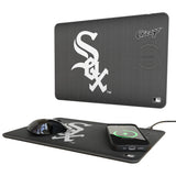 Chicago White Sox Linen 15-Watt Wireless Charger and Mouse Pad