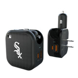 Chicago White Sox Linen 2 in 1 USB A/C Charger