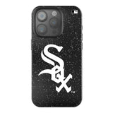 Chicago White Sox Linen Black Bling Phone Case for Apple iPhone