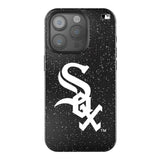 Chicago White Sox Linen Black Bling Phone Case for Apple iPhone