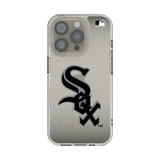 Chicago White Sox Linen Clear Phone Case for Apple iPhone