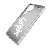 Chicago White Sox Linen Clear Phone Case for Samsung Galaxy