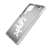 Chicago White Sox Linen Clear Phone Case for Samsung Galaxy