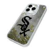 Chicago White Sox Linen Glitter Phone Case for Apple iPhone