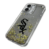 Chicago White Sox Linen Glitter Phone Case for Apple iPhone