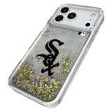 Chicago White Sox Linen Glitter Phone Case for Apple iPhone
