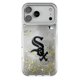 Chicago White Sox Linen Glitter Phone Case for Apple iPhone
