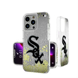 Chicago White Sox Linen Glitter Phone Case for Apple iPhone