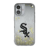 Chicago White Sox Linen Glitter Phone Case for Apple iPhone