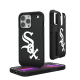 Chicago White Sox Linen Rugged Phone Case for Apple iPhone
