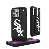 Chicago White Sox Linen Rugged Phone Case for Apple iPhone