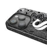 Chicago White Sox Paisley Black Bling Phone Case for Apple iPhone