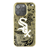 Chicago White Sox Paisley Bling Phone Case for Apple iPhone