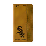 Chicago White Sox Personalized Burn Folio Phone Case for Apple iPhone