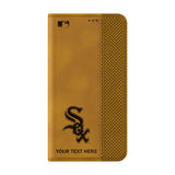 Chicago White Sox Personalized Burn Folio Phone Case for Samsung Galaxy