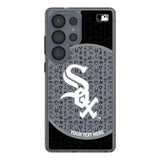 Chicago White Sox Personalized Circle Clear Phone Case for Samsung Galaxy