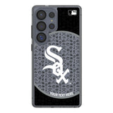 Chicago White Sox Personalized Circle Clear Phone Case for Samsung Galaxy