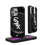 Chicago White Sox Personalized Circle Rugged Phone Case for Apple iPhone
