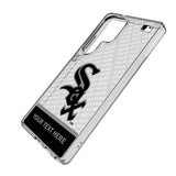 Chicago White Sox Personalized EndZone Plus Clear Phone Case for Samsung Galaxy