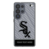 Chicago White Sox Personalized EndZone Plus Clear Phone Case for Samsung Galaxy