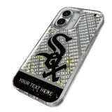 Chicago White Sox Personalized EndZone Plus Glitter Phone Case for Apple iPhone