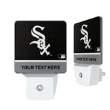 Chicago White Sox Personalized Endzone Solid Night Light 2-Pack