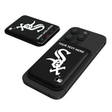 Chicago White Sox Personalized Insignia Black Magnetic Credit Card Wallet