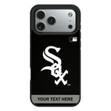 Chicago White Sox Personalized Stripe Bump Phone Case for Apple iPhone