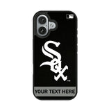 Chicago White Sox Personalized Stripe Bump Phone Case for Apple iPhone