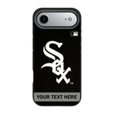 Chicago White Sox Personalized Stripe Bump Phone Case for Apple iPhone