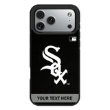 Chicago White Sox Personalized Stripe Bump Phone Case for Apple iPhone