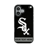 Chicago White Sox Personalized Stripe Bump Phone Case for Apple iPhone