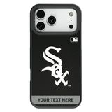 Chicago White Sox Personalized Stripe Bump Phone Case for Apple iPhone