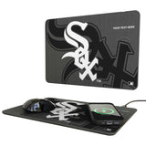 Chicago White Sox Personalized Tilt 15-Watt Wireless Charger and Mouse Pad