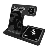 Chicago White Sox Personalized Tilt 3 in 1 Charging Station