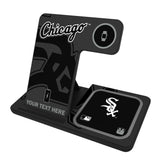 Chicago White Sox Personalized Tilt 3 in 1 Charging Station