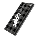 Chicago White Sox Plaid MagSafe Compatible Phone Case for Samsung Galaxy
