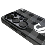 Chicago White Sox Plaid MagSafe Compatible Phone Case for Samsung Galaxy