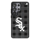 Chicago White Sox Plaid MagSafe Compatible Phone Case for Samsung Galaxy