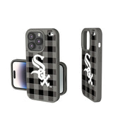 Chicago White Sox Plaid Soft Touch Phone Case for Apple iPhone